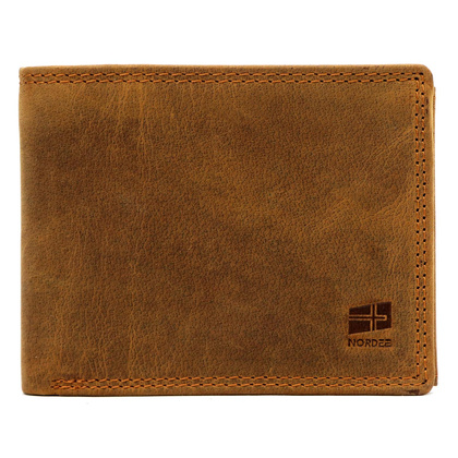 Portfel Męski Skórzany EL FORREST 895-29 RFID Brązowy