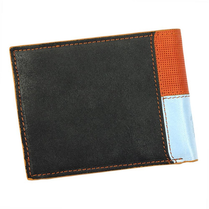 Portfel Męski Harvey Miller Polo Club 1223 261 Skóra Naturalna Czarny