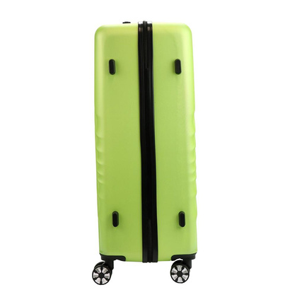 Zestaw składa się z trzech walizek oraz kuferka W3002 S14/20/24/28 limonka KEMER