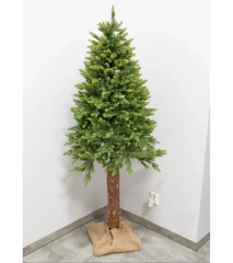 SZTUCZNA CHOINKA NA PNIU 170 cm FULL PE 01 100% JASNOZIELONA SILIKONOWA