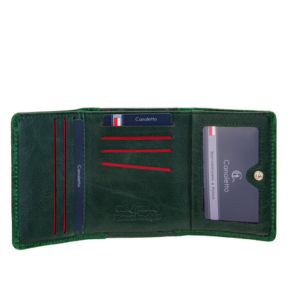 Mały portfel damski Canaletto ze skóry naturalnej licowej – elegancja i funkcjonalność PD2001s257