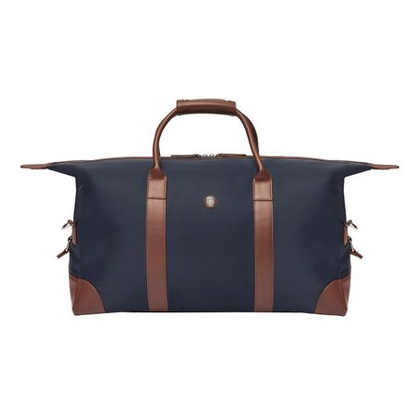 Torba podróżna Button Navy & Brown