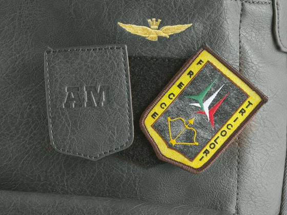 Torba / plecak na laptop AERONAUTICA MILITARE Pilot Czarna