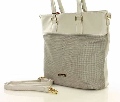 MONNARI Funkcjonalna torba shopper szary - min. zamówienie 20 / 50 / 100 szt.