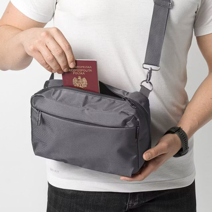 Plecak z jedno ramię PUCCINI CEDAR COLLECTION TM249 4B Szary