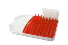 Ociekacz na naczynia Colori czerwony 23994