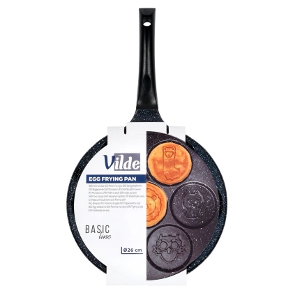 Patelnia do jajek granitowa 7 otworów BASIC LINE 26 cm