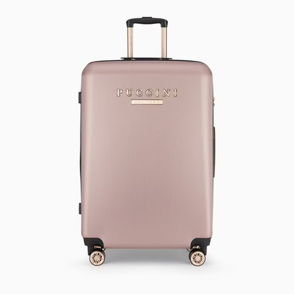 Duża walizka PUCCINI LOS ANGELES ABS017A 3C Różowa