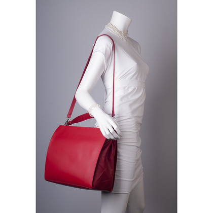 Torebka damska skórzana KEMER 412 Czerwona - min. zamówienie 20 / 50 / 100 szt.