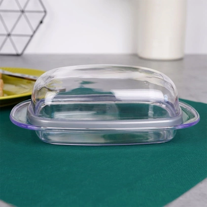 Maselnica maselniczka przezroczysta / pojemnik na masło z pokrywką