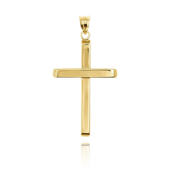 MINET Złoty wisiorek krzyż Au 585/1000 0,85g