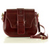 Torebka skórzana crossbody bag MAZZINI VERONA - bordo - min. zamówienie 20 / 50 / 100 szt.