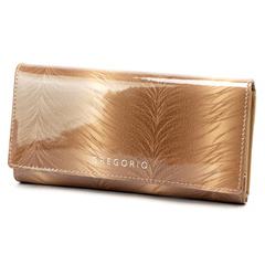 Portfel damski skórzany PELLUCCI FF-122 Brązowy