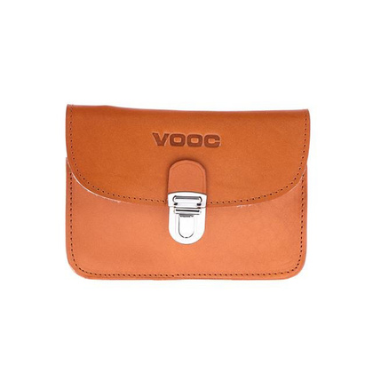 Saszetka do paska skóra KEMER VOOC Vintage P11 czarny