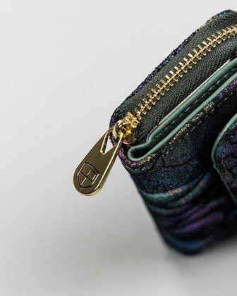 Skórzany, mały portfel damski z systemem RFID