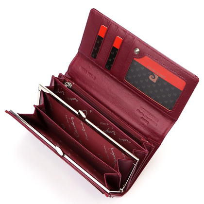 Portfel damski skórzany PIERRE CARDIN 05 LINE 100 Fioletowy