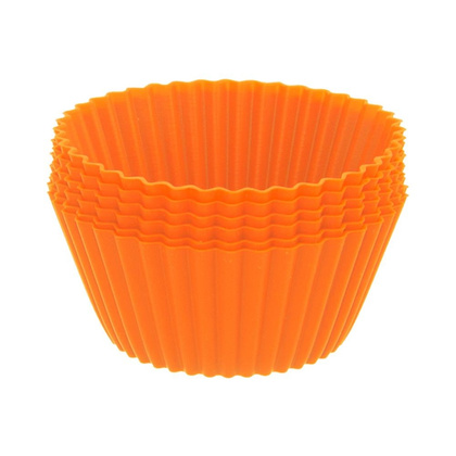 Forma silikonowa do pieczenia muffinek babeczek na muffinki foremki 6 sztuk