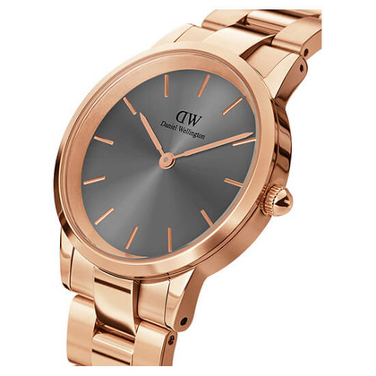 ZEGAREK MĘSKI DANIEL WELLINGTON Iconic Link Grey DW00100332 (zw003a)