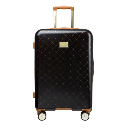 Średnia walizka PUCCINI SAINT TROPEZ ABS023B 2 Brązowa