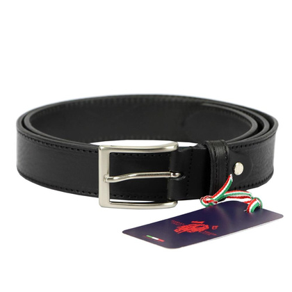 Pasek męski skórzany Harvey Miller 012/35 ciemny brąz