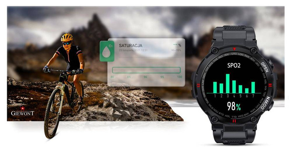 Smartwatch Giewont GW430-1 Czarny