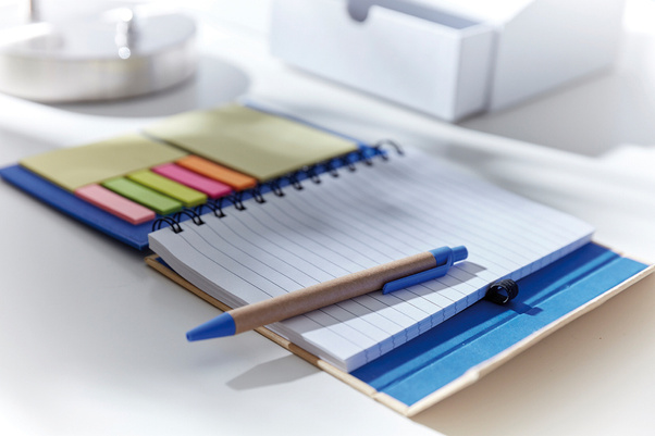 Notes MAGNY, naturalny, niebieski