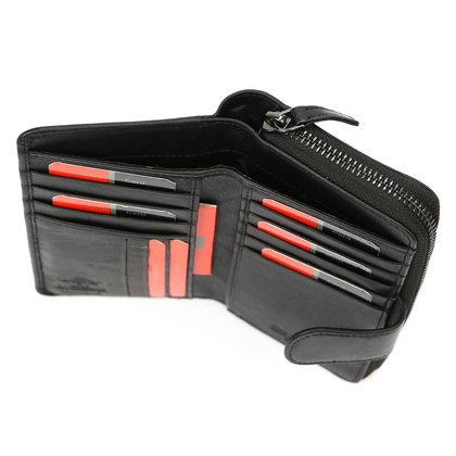 Portfel damski skórzany PIERRE CARDIN TILAK131 2202 Czerwony