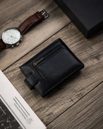 Portfel meski z klipsem na banknoty