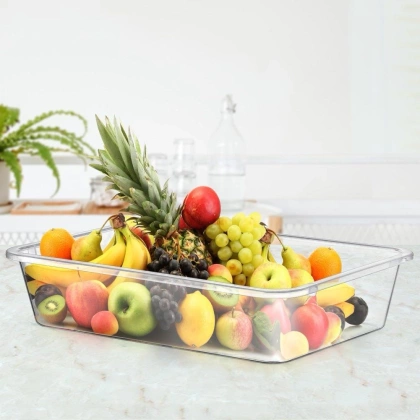 Pojemnik organizer do lodówki zamrażarki prostokątny 35x25x7 cm 4,5 l