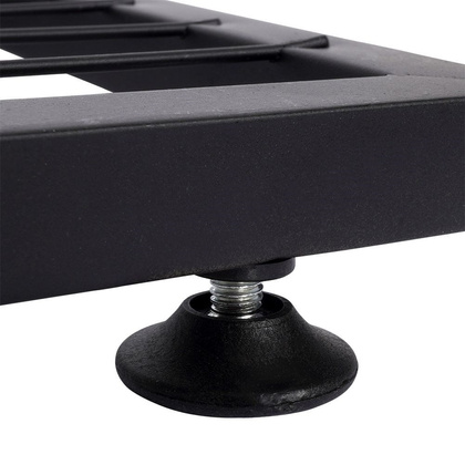 Kwietnik 7-poziomowy na doniczki metalowy czarny 138 cm