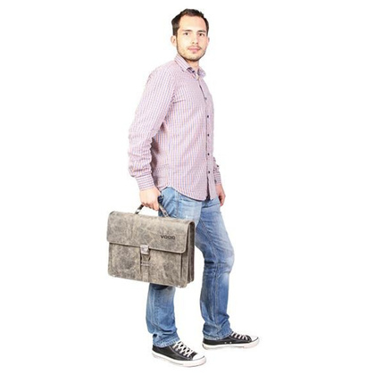 Teczka KEMER VOOC Vintage URBAN ATS167 ciemny brąz