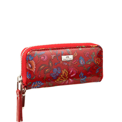 Etui na klucze BajuBaj z kolorowej skóry naturalnej – elegancja i srebrne detale ED010s115