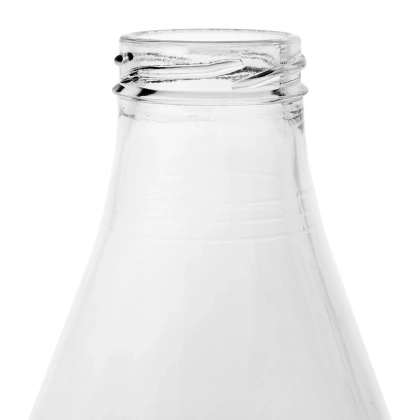 Butelka szklana na mleko do mleka lemoniady soku z zakrętką 1 l