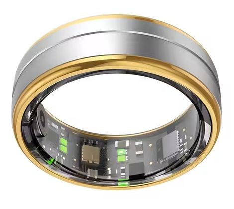 Smart Ring RUBICON R6 Gold/Silver SIZE-8(US) SMARUB321
