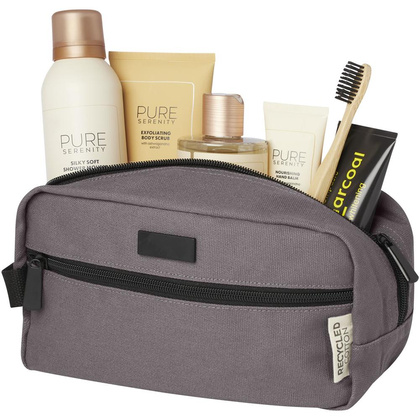 Joey kosmetyczka o pojemności 3,5 l z płótna z recyklingu z certyfikatem GRS