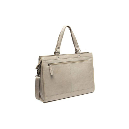 Torebka damska shopper na laptopa 15" Biała - min. zamówienie 20 / 50 / 100 szt.