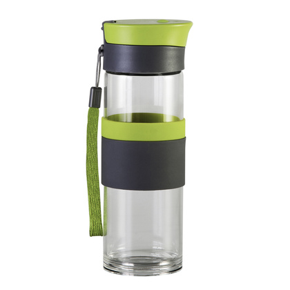 Szklana butelka UPOMINKARNIA Top Form 440 ml Jasnozielony