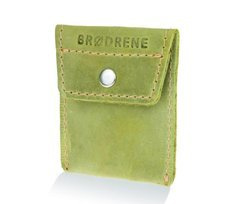 Skórzany portfel na monety bilonówka BRØDRENE CW02 zielony - min. zamówienie 20 / 50 / 100 szt.