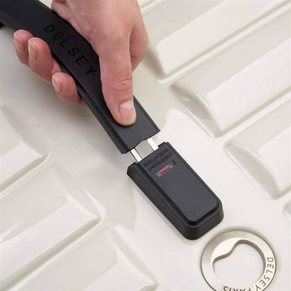 Delsey Shadow 5.0 duża walizka na kółkach 74 cm kość słoniowa