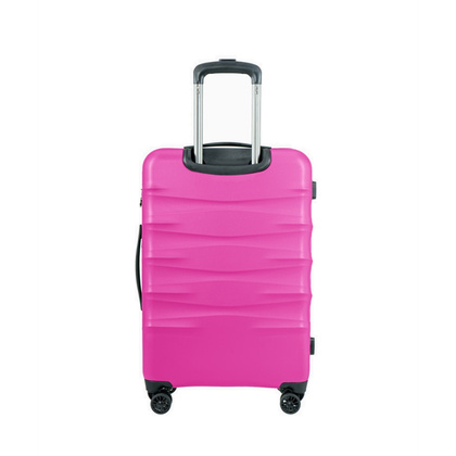 Średnia walizka PUCCINI VALENCIA PC032B 3A Różowa
