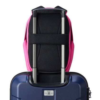 Walizka Delsey Securban Miejski fuksjowy plecak na laptopa 9.7"