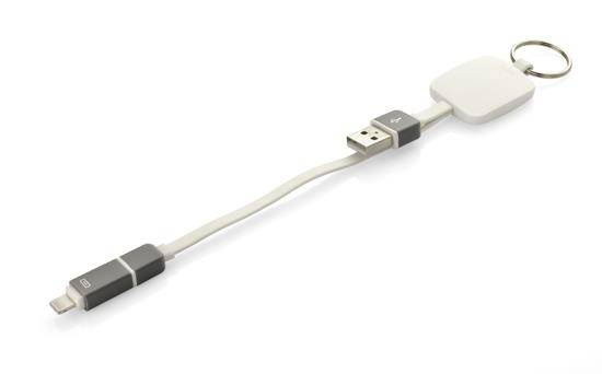 Kabel USB 2w1 MOBEE, 2 sztuki 45009-01 Biały