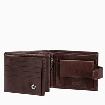 Portfel męski skórzany PUCCINI ROME CR2307 2 Brązowy
