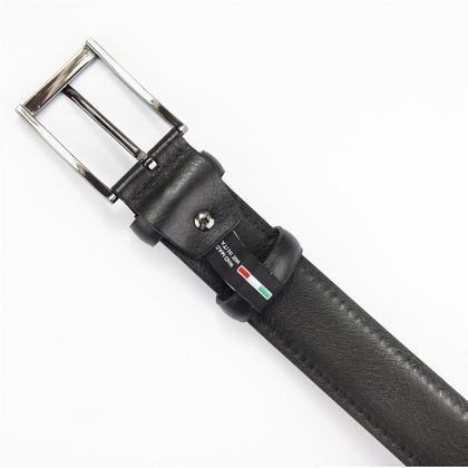 Pasek męski skórzany PIERRE CARDIN VNG 090 GF Niebieski