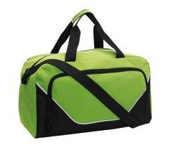 Torba sportowa, JORDAN, Czarny / Zielony KEMER