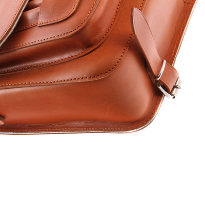 TECZKA SKÓRZANA 3W1 KEMER VOOC Vintage P13 RUDA