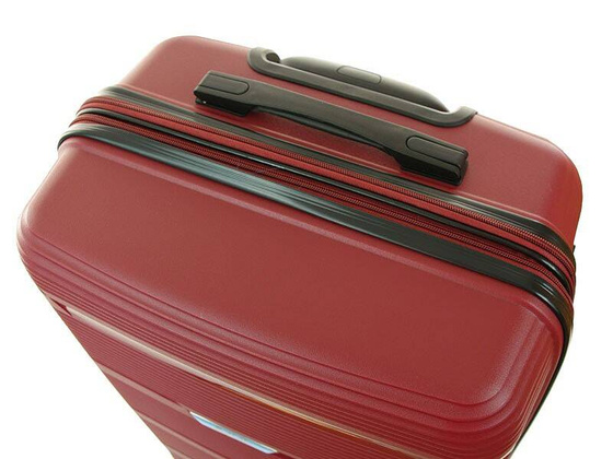 Duża walizka DIELLE 170 Bordowa