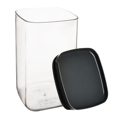 Pojemnik kuchenny kwadratowy z pokrywką i uszczelką do żywności 1,4 l