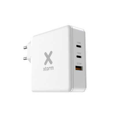 XTORM Ładowarka sieciowa 140W USB-C PD3.1 EPR GaN, biała