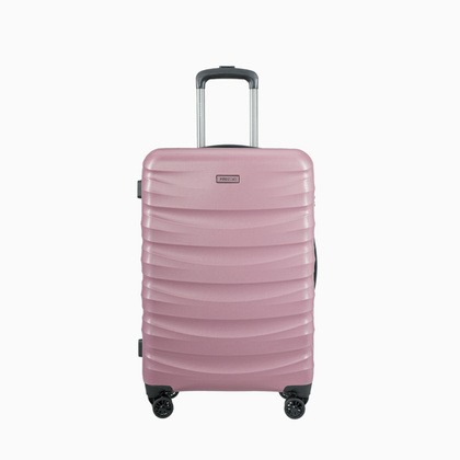 Średnia walizka PUCCINI VALENCIA PC032B 3C Różowa